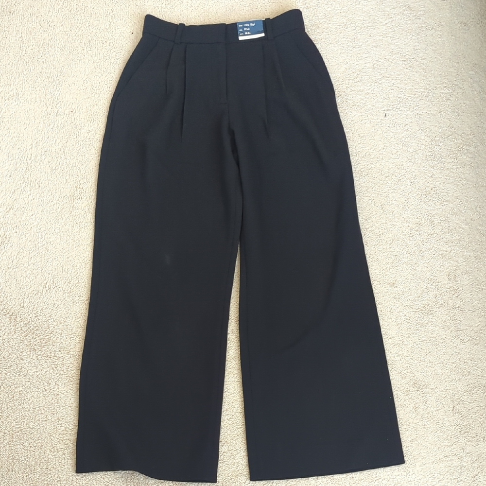 A&F Curve Love Wide Leg Pant